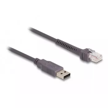 USB laidas DeLOCK RJ50 į USB 2.0 Type-A 2m pilkas