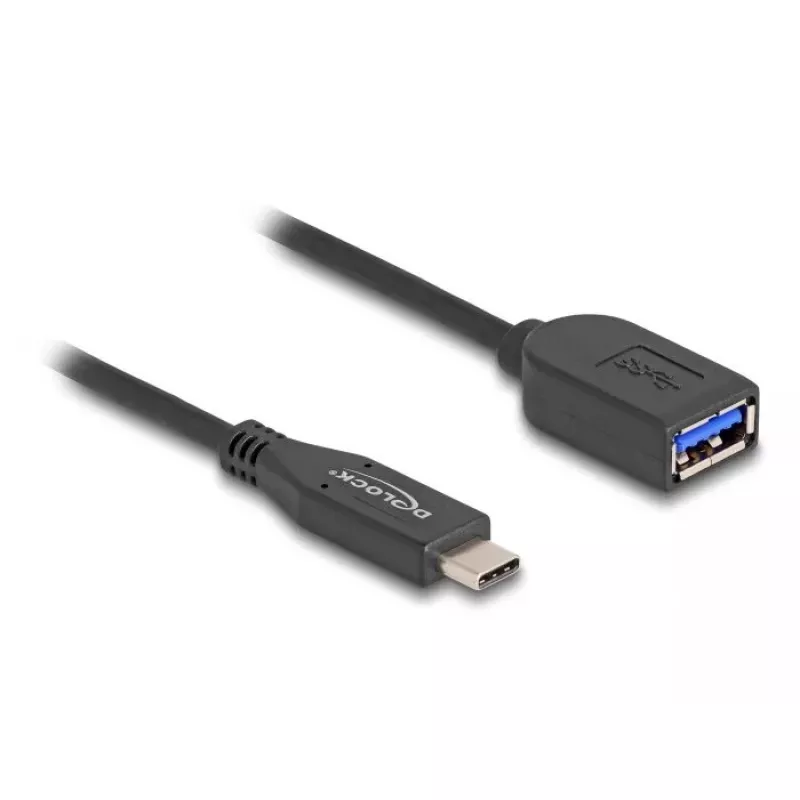 DeLOCK USB laidas 10 Gbps, USB-C (vyriškas) į USB-A (moteriškas), 50 cm
