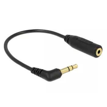 Garso adapteris DeLOCK 0.17m 2.5mm/3.5mm juodas