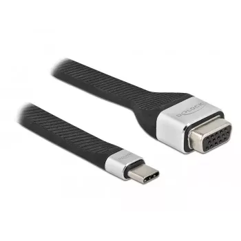 DeLOCK USB Type-C į VGA FPC plokščias juostinis kabelis 86935