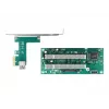 DeLOCK Riser kortelė PCI Express x1 į 2 x PCI 32 bitų lizdus su 60 cm laidu