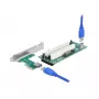 DeLOCK Riser kortelė PCI Express x1 į 2 x PCI 32 bitų lizdus su 60 cm laidu