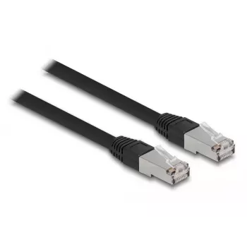 DeLOCK RJ45 Cat.6A 10 m juodas tinklo kabelis