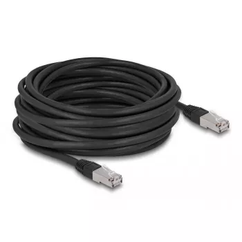 DeLOCK RJ45 Cat.6A 10 m juodas tinklo kabelis
