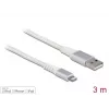 DeLOCK USB duomenų ir įkrovimo laidas iPhone iPad iPod 3 m Lightning