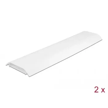 Kabelių kanalas DELOCK 20886, polipropilenas, baltas, 300×85×10 mm, 2 vnt.