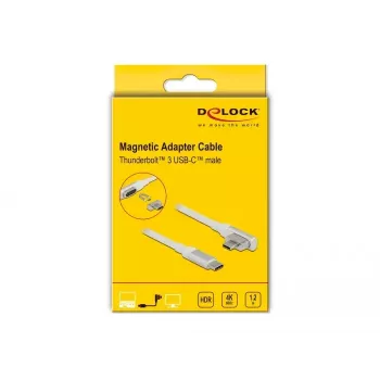 DeLOCK 86703 USB kabelis 1,2 m HDMI Type A USB Type-C pilkas