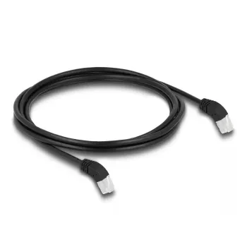 DeLOCK RJ45 Cat.6A S/FTP tinklo kabelis 2 m juodas