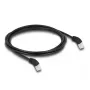 DeLOCK RJ45 Cat.6A S/FTP tinklo kabelis 2 m juodas