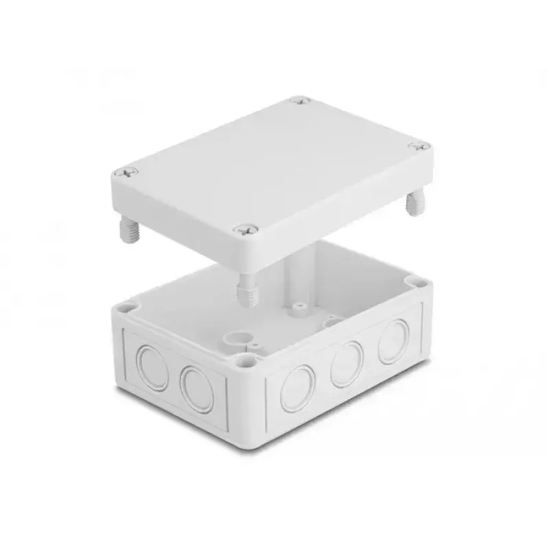 DeLOCK montažinis korpusas 130 x 93 x 57 mm pilkas ABS lauko
