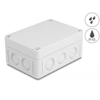 DeLOCK montažinis korpusas 130 x 93 x 57 mm pilkas ABS lauko