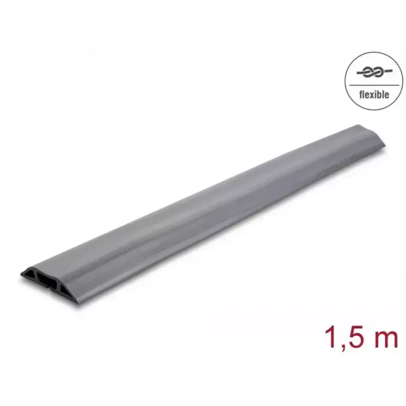 Kabelių kanalas DeLOCK 20733 Grindinis Pilkas 70mm x 13mm x 1,5m