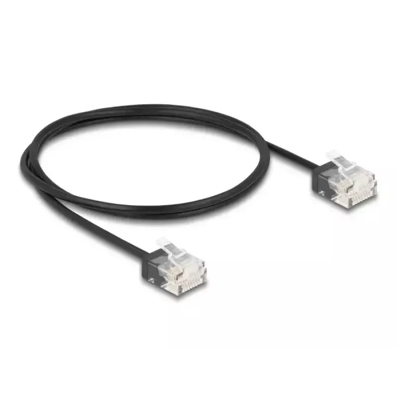 DeLOCK RJ45 Cat.6 UTP tinklo kabelis 1m juodas