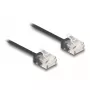 DeLOCK RJ45 Cat.6 UTP tinklo kabelis 1m juodas