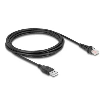 DeLOCK RJ50 į USB 2.0 Type-A kabelis brūkšninių kodų skaitytuvui 3 m F/UTP