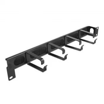 Laidų laikiklis DeLOCK 67033 Juodas Rack 96,2 mm plotis