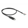 DeLOCK adapterinis kabelis USB 2.0 Type-A į RS-485 0,5 m