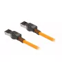 DeLOCK RJ45 Cat6a 2m Oranžinis tinklo laidas 80408