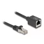 DeLOCK 88052 RJ-45 Cat6a tinklo kabelis 0,5 m juodas