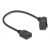 DeLOCK 67155 lyties keitiklis Mini DisplayPort į DisplayPort juodas 0,3 m