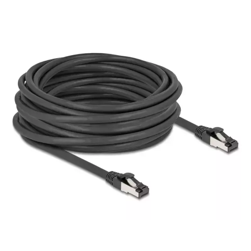 Tinklo kabelis DeLOCK 80575 RJ-45 Cat8.1 10 m Juodas