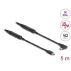 USB-C laidas DeLOCK 81196 5m juodas 10 Gbit/s