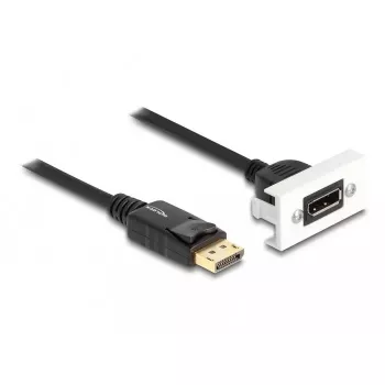 DeLOCK Easy 45 DisplayPort 8K 30 Hz modulis su 1 m pynute 22,5 x 45 mm