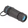 DeLOCK 86701 vandeniui atsparus RJ45 lizdas–lizdas Cat.6A sujungėjas su dangteliu, juodas
