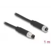 DeLOCK M8 4 kontaktų A-koduotas laidas, vyriškas–moteriškas, PUR/TPU, 1 m