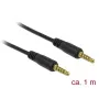 Garso kabelis DeLOCK 85696 1 m 3,5 mm Juodas