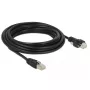 DeLOCK 85670 tinklo kabelis RJ-45 Cat6 5 m Juodas