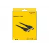 DisplayPort kabelis DeLOCK 85912 4K 60 Hz 5 m be fiksatoriaus