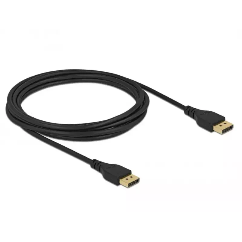 DisplayPort kabelis DeLOCK 85912 4K 60 Hz 5 m be fiksatoriaus