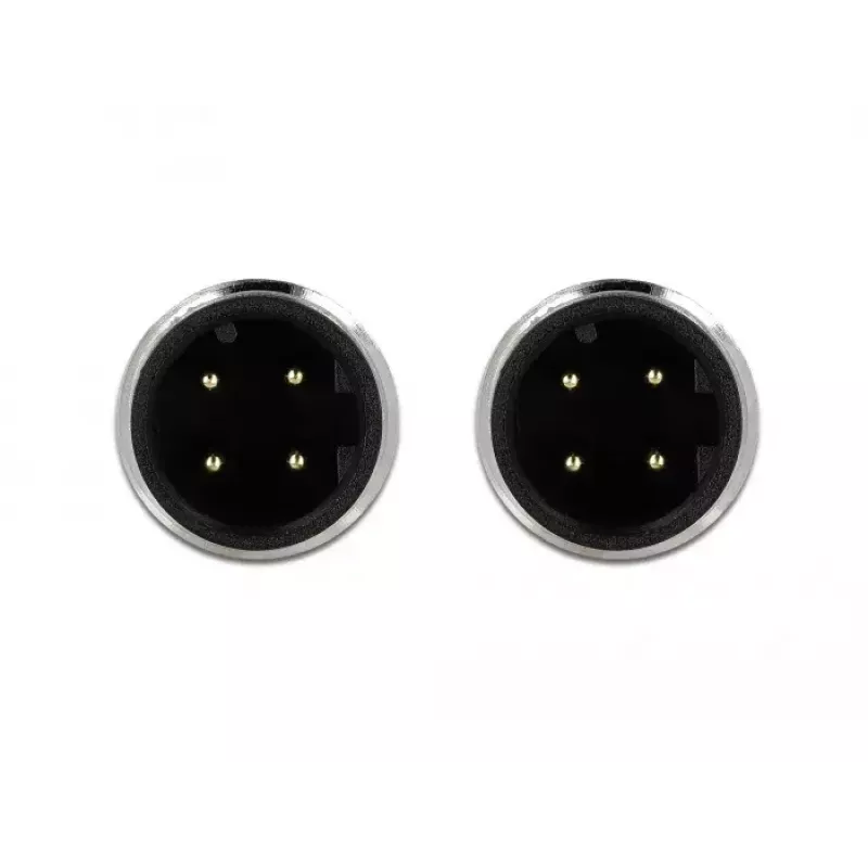 DeLOCK 85918 pramoninis M12 D-coded 4-pin kištukas–kištukas kabelis, SF/FTP, be halogenų, 2 m, žalias