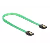 SATA laidas DeLOCK 82069 0,5 m SATA 7 kontaktų žalias