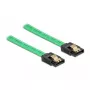 SATA laidas DeLOCK 82069 0,5 m SATA 7 kontaktų žalias