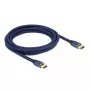 HDMI kabelis DeLOCK Ultra High Speed 48 Gbps 8K 60 Hz mėlynas 3 m