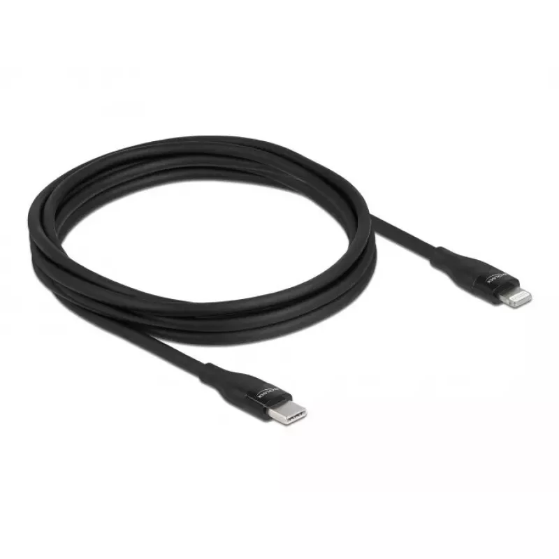 Duomenų ir įkrovimo laidas USB Type-C – Lightning DeLOCK 86638
