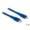 Duomenų ir įkrovimo kabelis USB Type-C į Lightning DeLOCK 85416