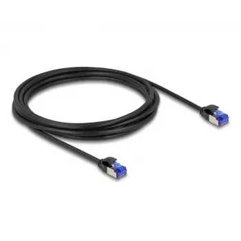 DeLOCK RJ45 Cat.6A 3m juodas tinklo kabelis