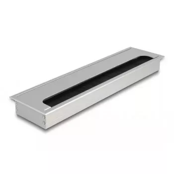 Kabelių pravedimo dangtelis DELOCK 66863 sidabrinis 80×300×28 mm 1 vnt.