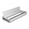 Kabelių pravedimo anga DELOCK 66864 stalams, sidabrinė, 120×300×28 mm