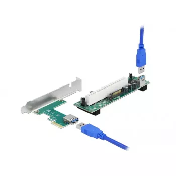 DeLOCK Riser Card PCI Express x1 į PCI 32 bitų lizdą 60 cm kabelis