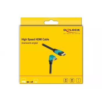HDMI kabelis DeLOCK 86991 1 m HDMI Type A standartinis juodas mėlynas