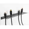 Laikiklis kabeliams ant sienos DELOCK 66887, pilkas, 90 mm x 25 mm x 0,325 m, 1 vnt.