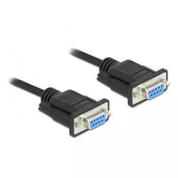 Serijinis kabelis DeLOCK 87783, juodas, 10 m, DB-9