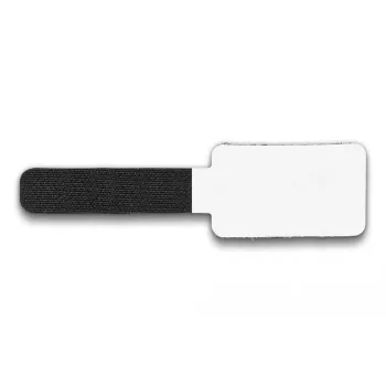 DeLOCK Mini kabliukų ir kilpelių kabelių laikiklis 90mm x 24mm lipnus 10 vienetų juodas