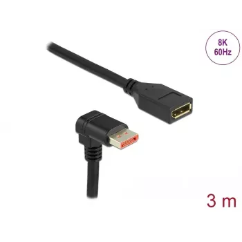DisplayPort ilginimo laidas DeLOCK 87093 3m 8K 60Hz