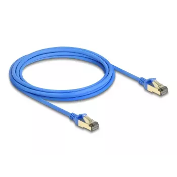DeLOCK RJ45 tinklo laidas Cat.8.1 F/FTP Slim 3 m mėlynas