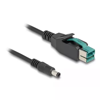 DeLOCK PoweredUSB kabelis vyriškas 12 V į DC 5,5 x 2,5 mm vyrišką 2 m